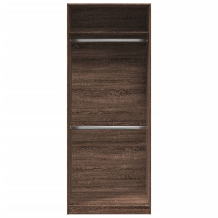 Garde-Robe Bois D'ingénierie Chêne Marron