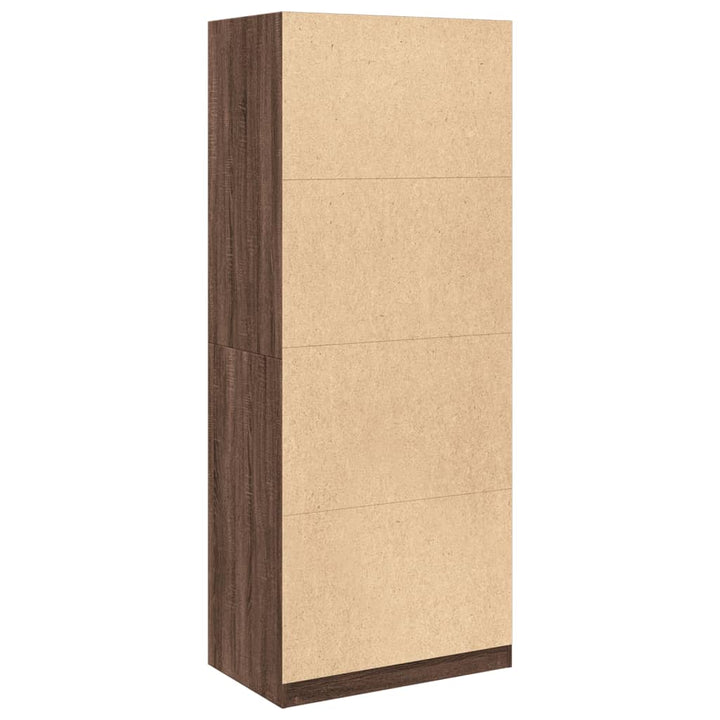 Garde-Robe Bois D'ingénierie Chêne Marron