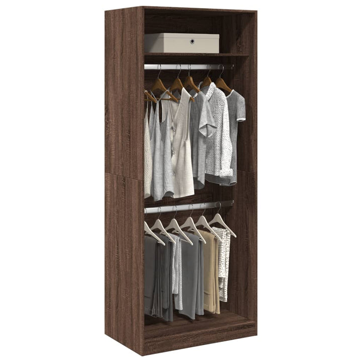 Garde-Robe Bois D'ingénierie Chêne Marron