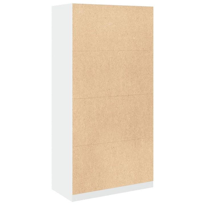 Garde-Robe Bois D'ingénierie Blanc