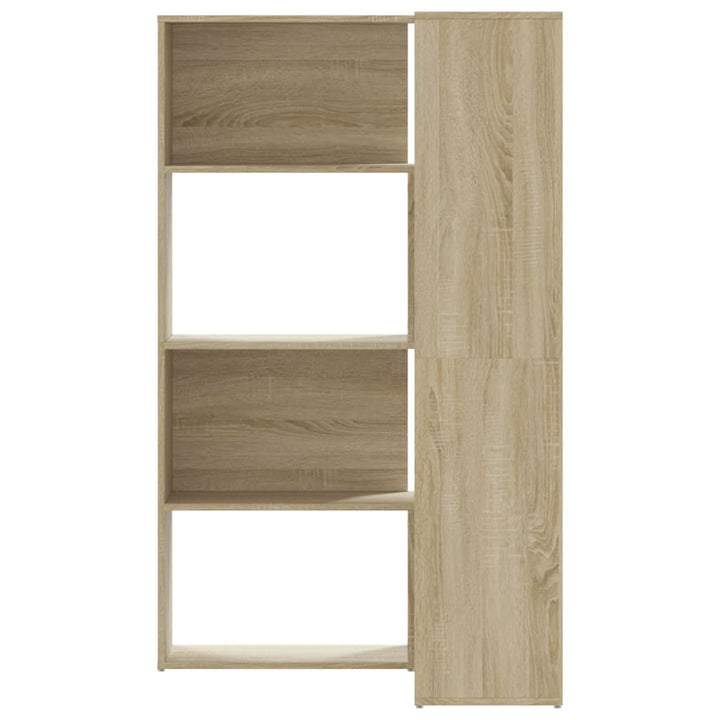 Bibliothèque D'angle À 4 Niveaux Bois D'ingénierie