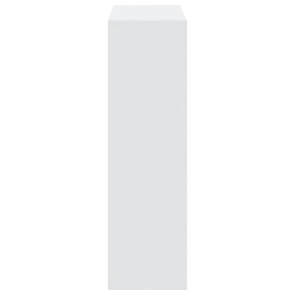 Bibliothèque 102X32X Bois D'ingénierie Blanc