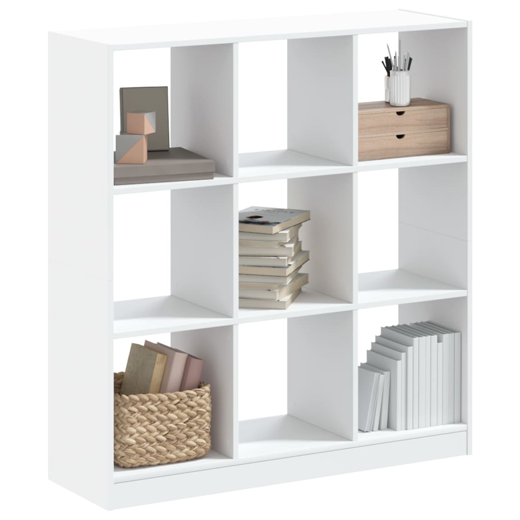 Bibliothèque 102X32X Bois D'ingénierie Blanc