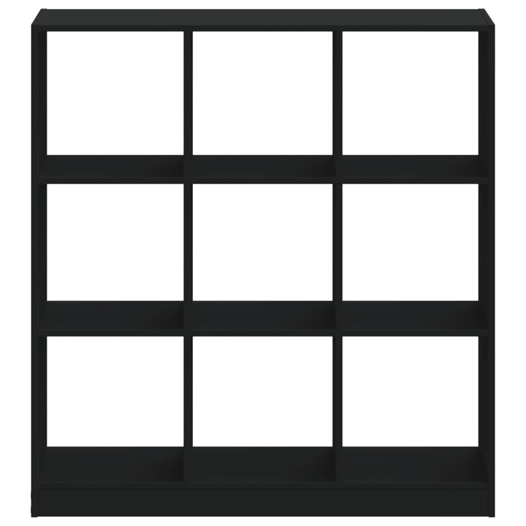 Bibliothèque 102X32X Bois D'ingénierie Noir