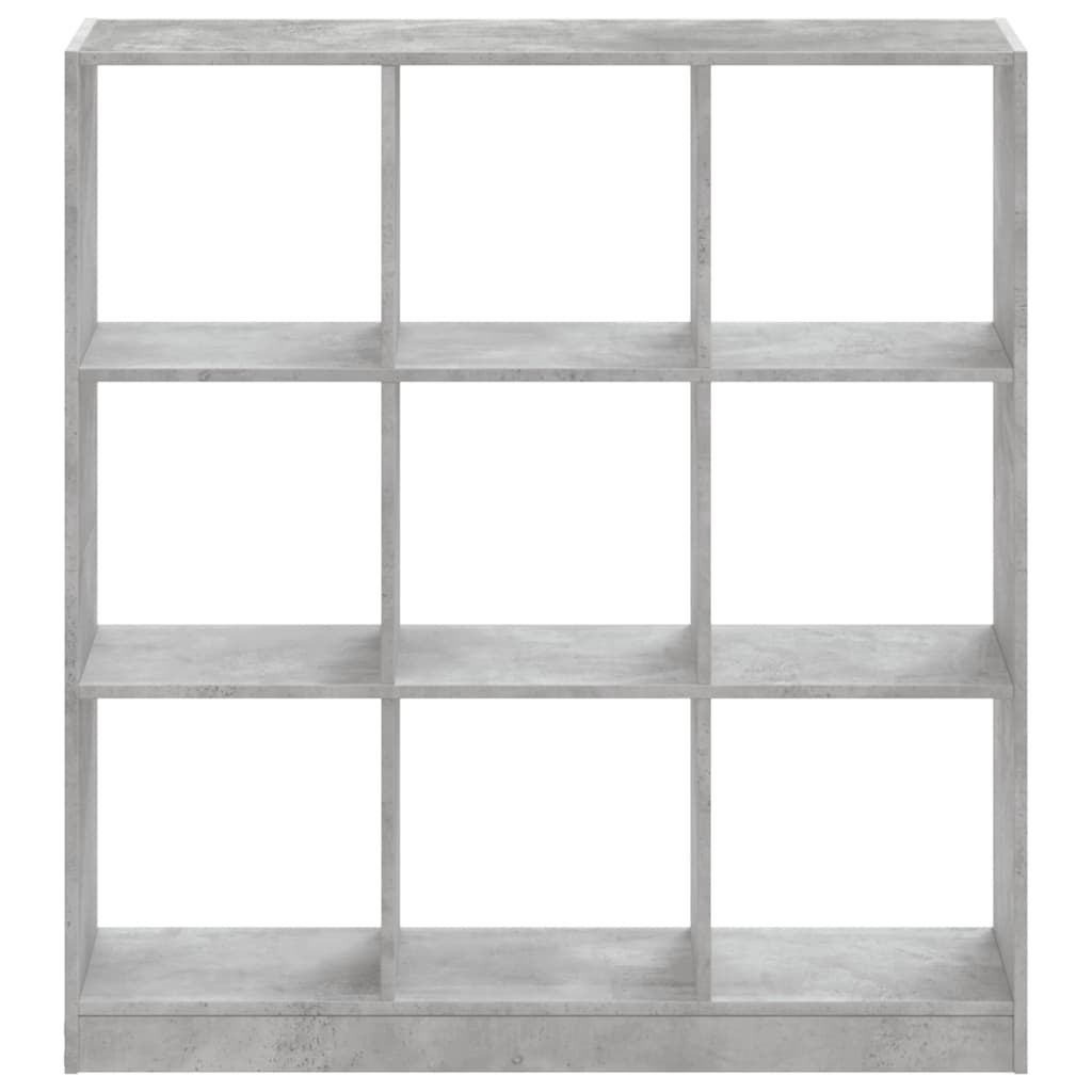 Bibliothèque 102X32X Bois D'ingénierie Gris Béton