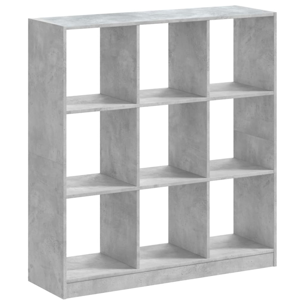 Bibliothèque 102X32X Bois D'ingénierie Gris Béton