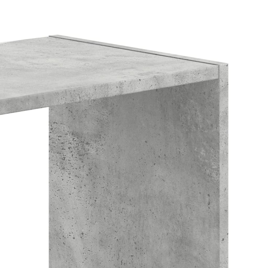 Bibliothèque 102X32X Bois D'ingénierie Gris Béton