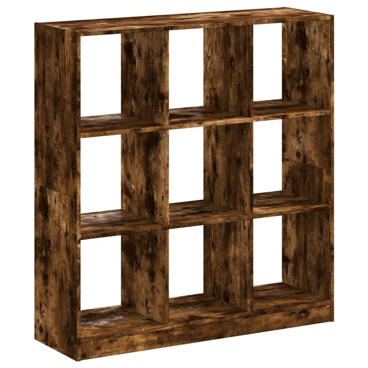 Bibliothèque 102X32X Bois D'ingénierie Chêne Fumé