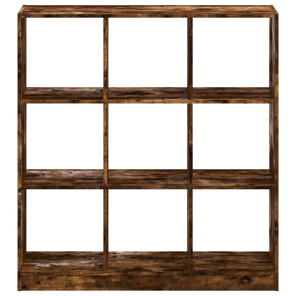 Bibliothèque 102X32X Bois D'ingénierie Chêne Fumé