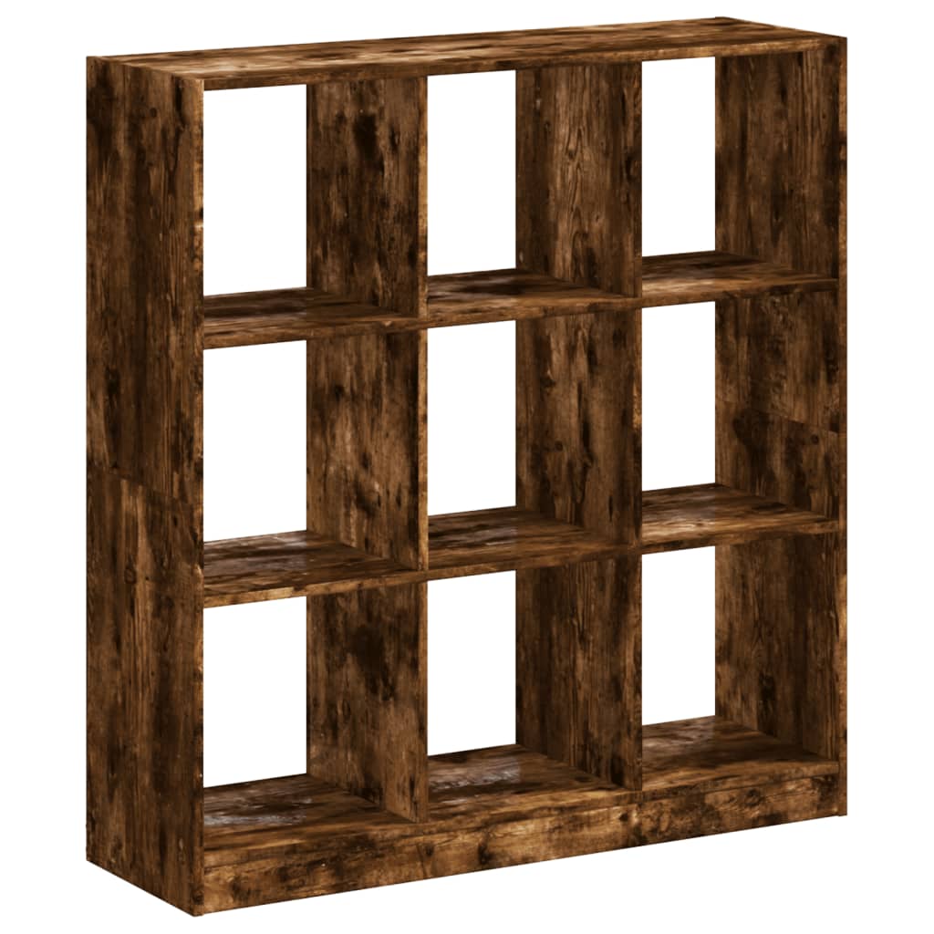 Bibliothèque 102X32X Bois D'ingénierie Chêne Fumé