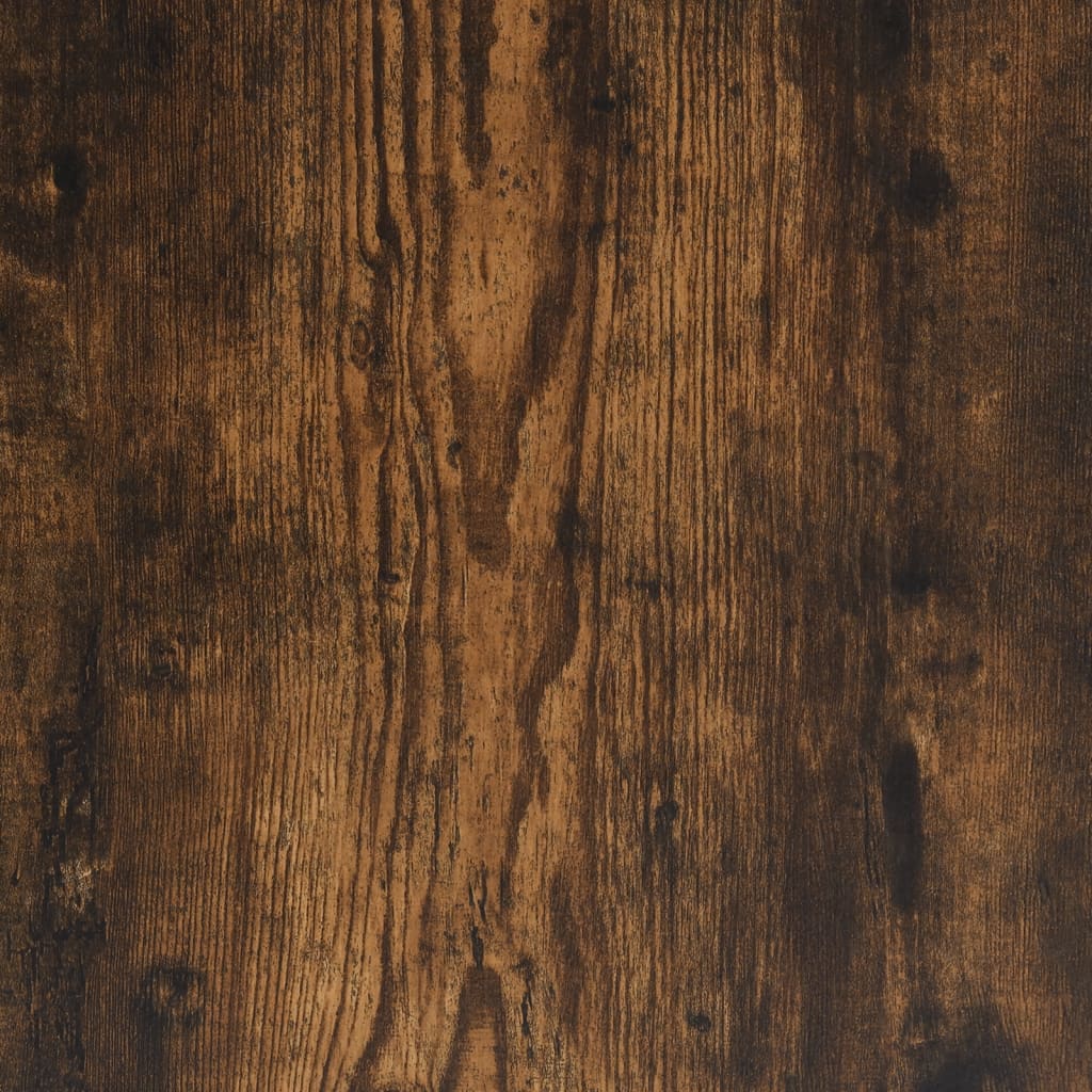 Bibliothèque 102X32X Bois D'ingénierie Chêne Fumé