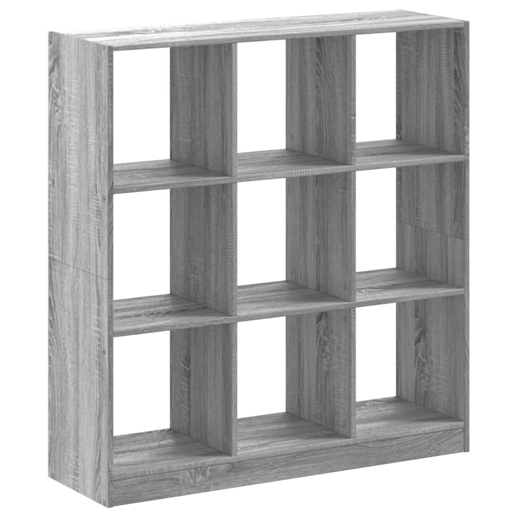 Bibliothèque 102X32X Bois D'ingénierie Sonoma Gris