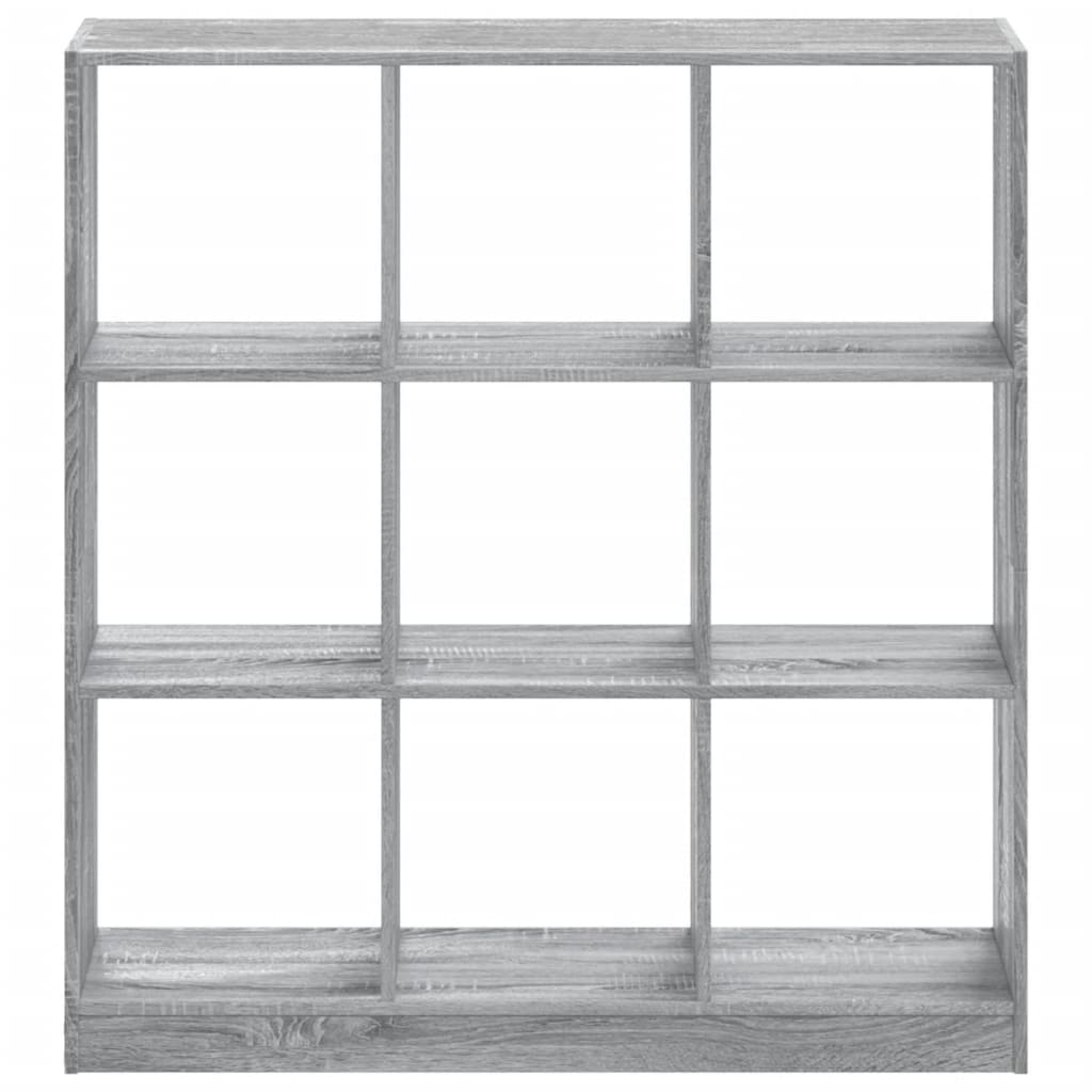 Bibliothèque 102X32X Bois D'ingénierie Sonoma Gris