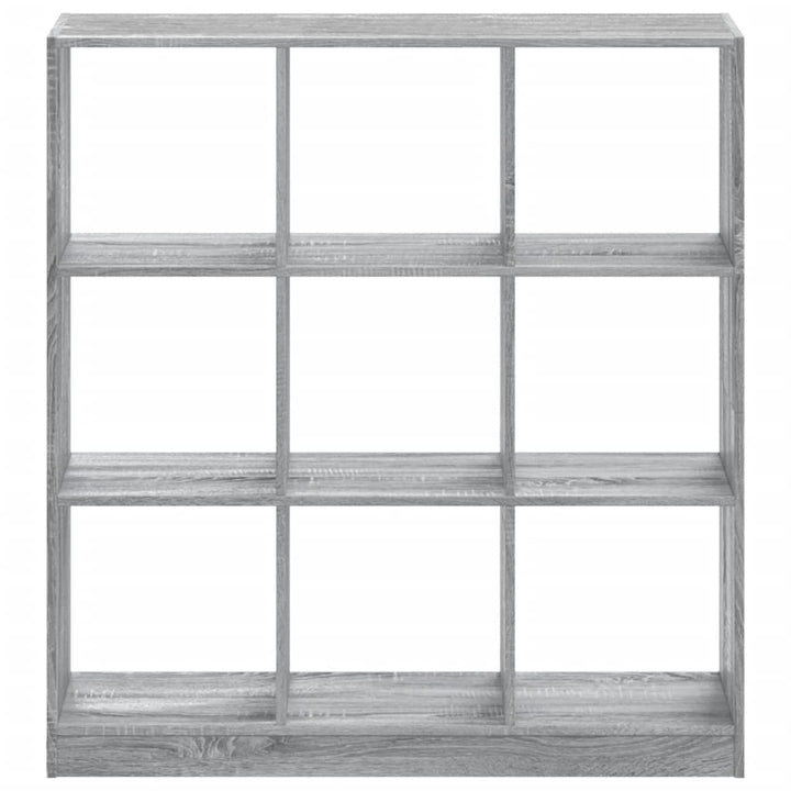 Bibliothèque 102X32X Bois D'ingénierie Sonoma Gris