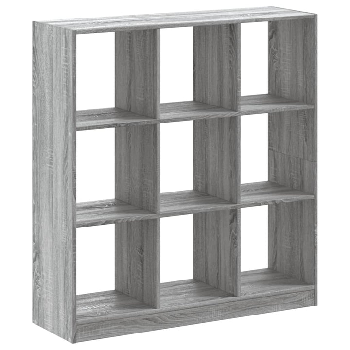 Bibliothèque 102X32X Bois D'ingénierie Sonoma Gris