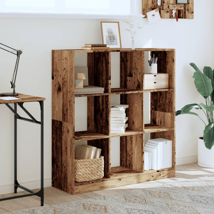 Bibliothèque 102X32X Bois D'ingénierie Vieux Bois