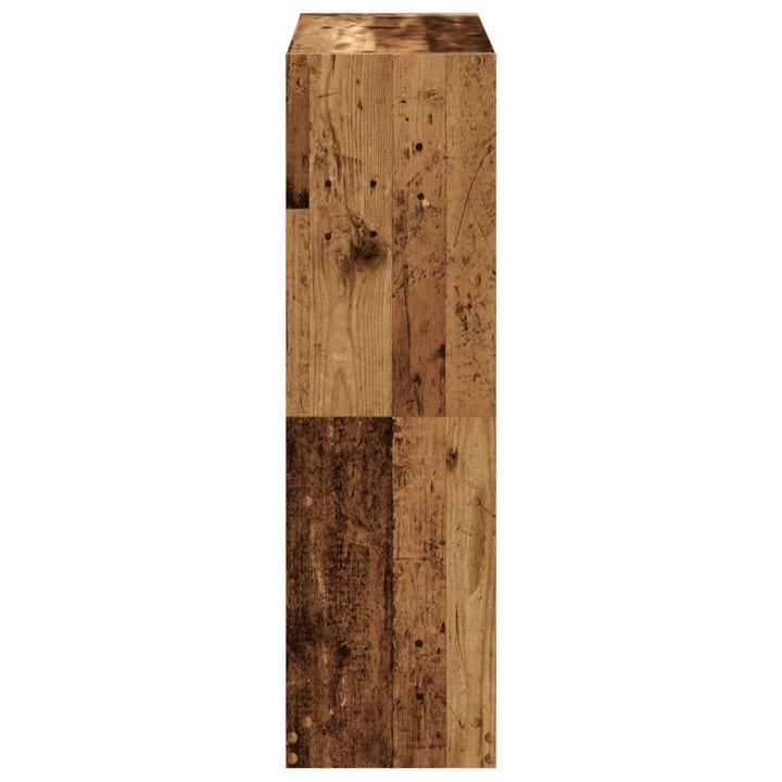 Bibliothèque 102X32X Bois D'ingénierie Vieux Bois