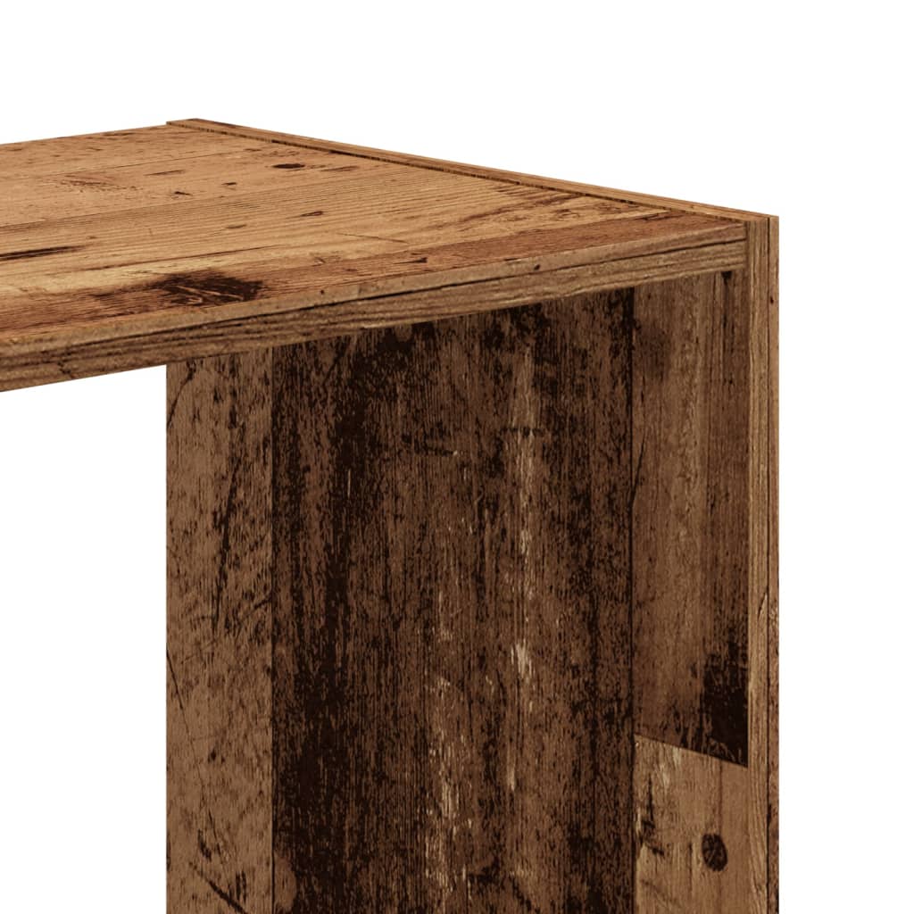 Bibliothèque 102X32X Bois D'ingénierie Vieux Bois