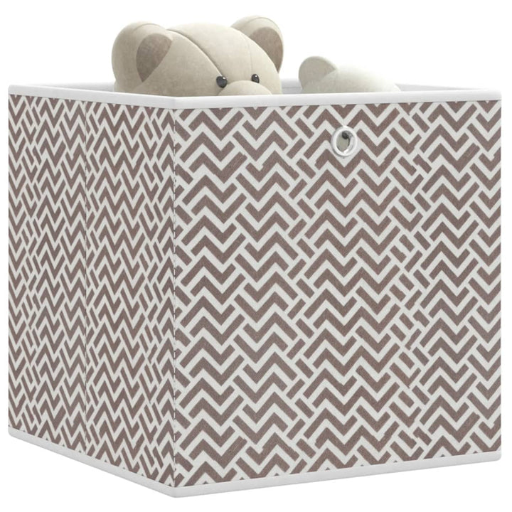 Boîtes De Rangement Pliables 10 Pcs 32X32X32 Cm Tissu Intissé