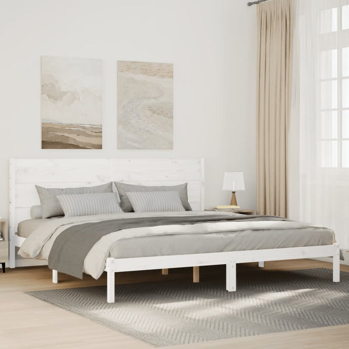 Cadre De Lit Extra Long Sans Matelas Bois Massif