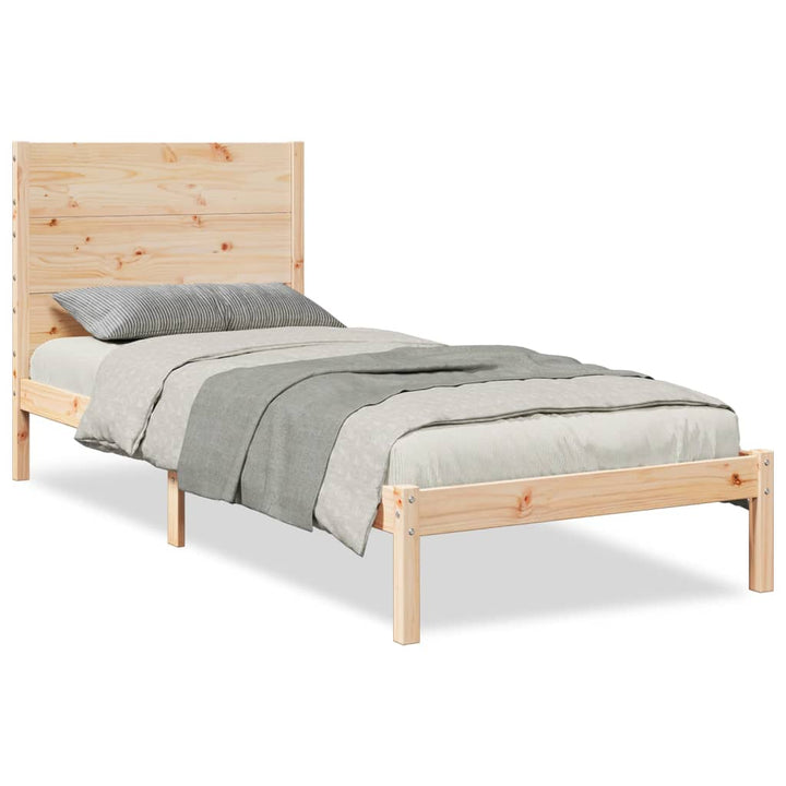 Cadre De Lit Extra Long Sans Matelas Bois Massif