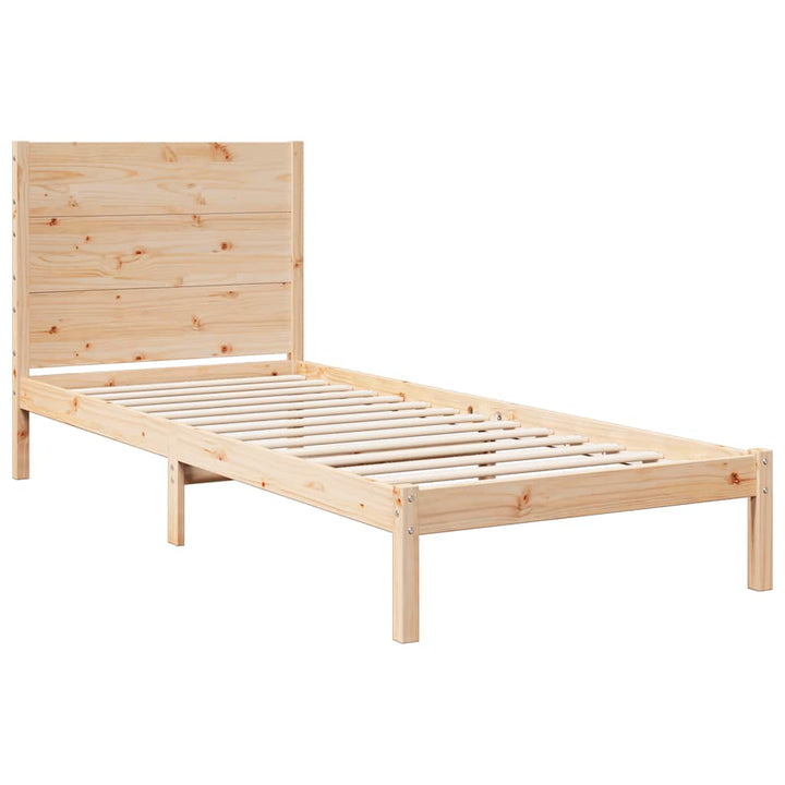 Cadre De Lit Extra Long Sans Matelas Bois Massif