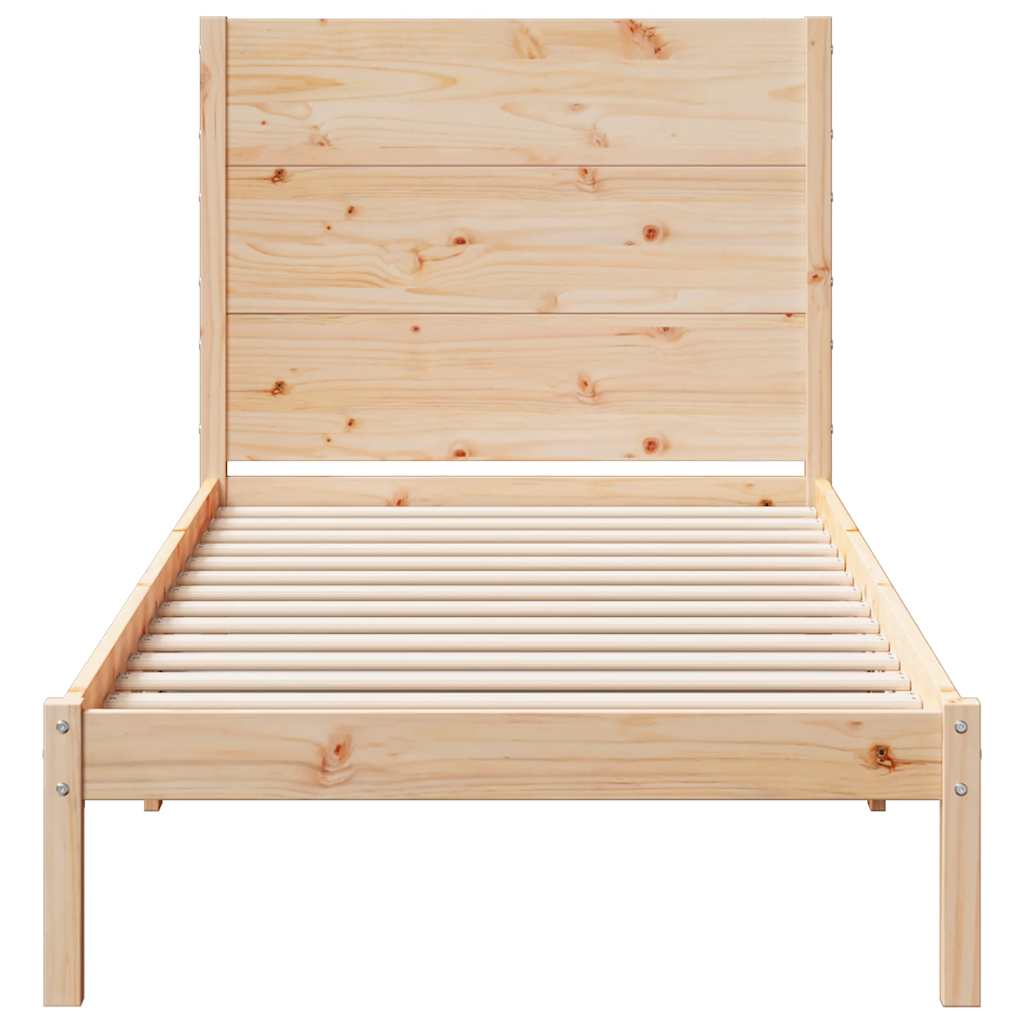 Cadre De Lit Extra Long Sans Matelas Bois Massif
