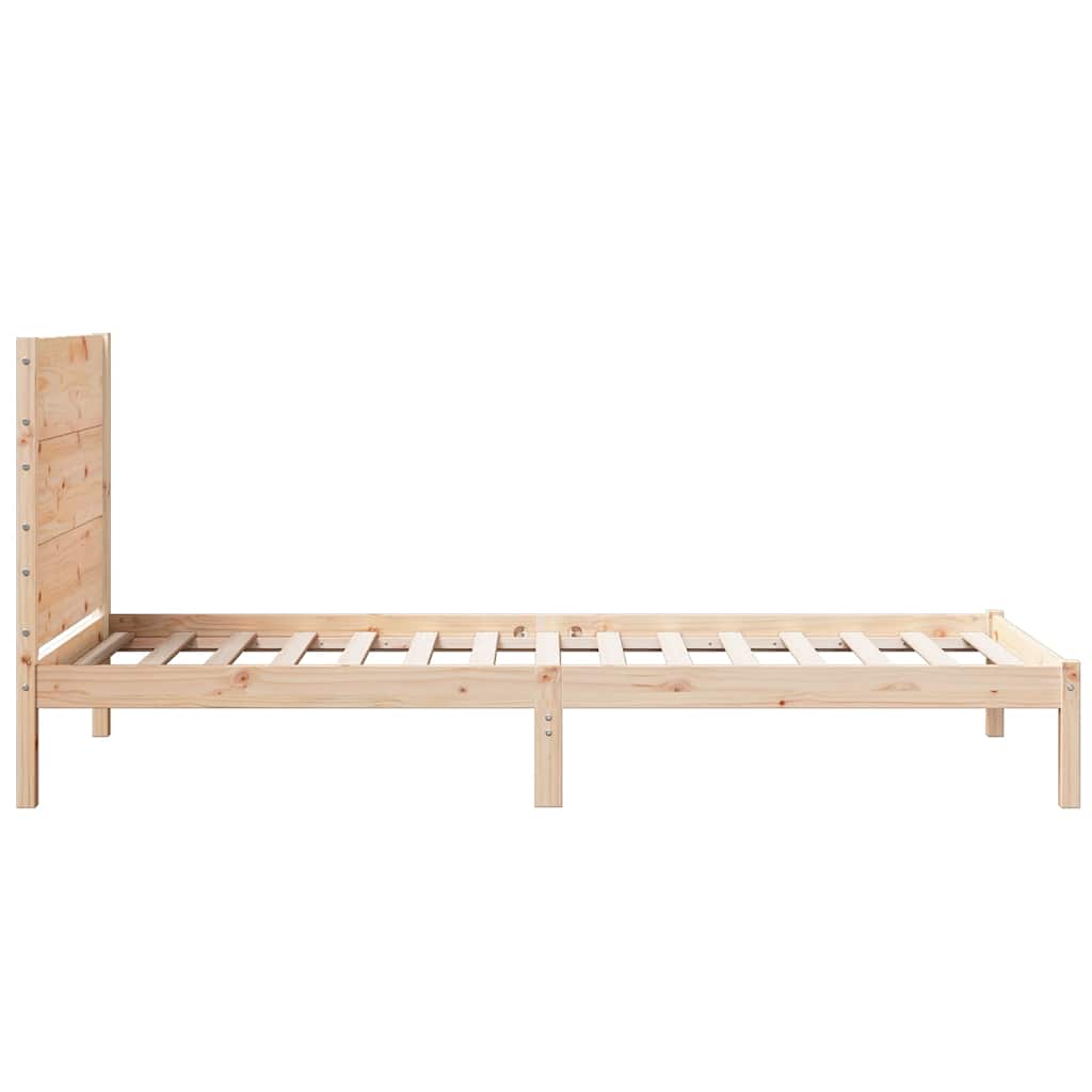 Cadre De Lit Extra Long Sans Matelas Bois Massif
