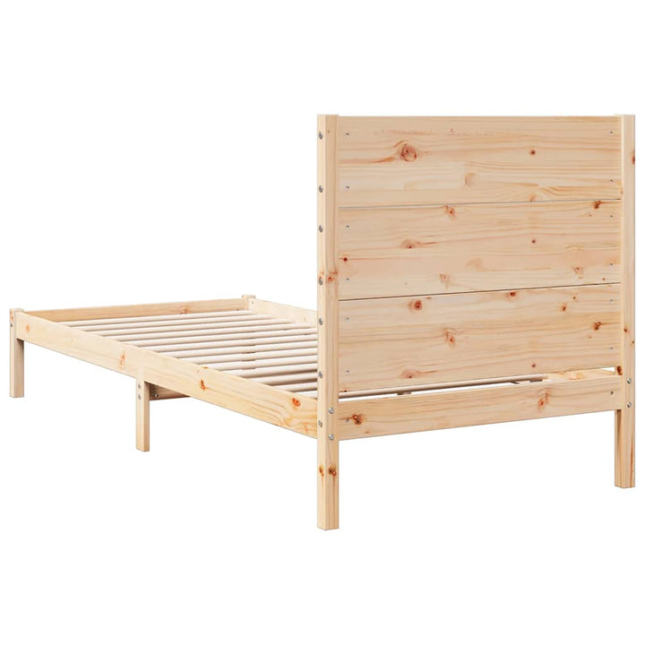 Cadre De Lit Extra Long Sans Matelas Bois Massif