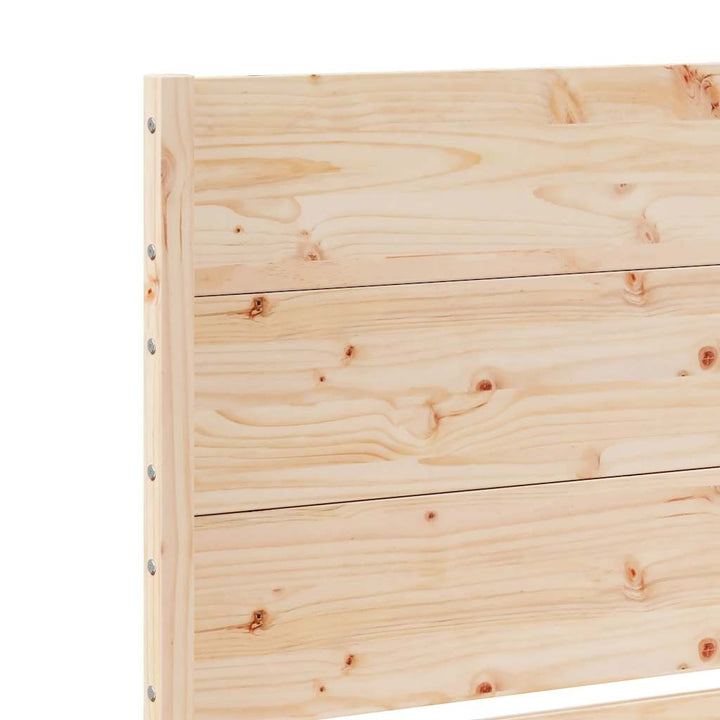 Cadre De Lit Extra Long Sans Matelas Bois Massif