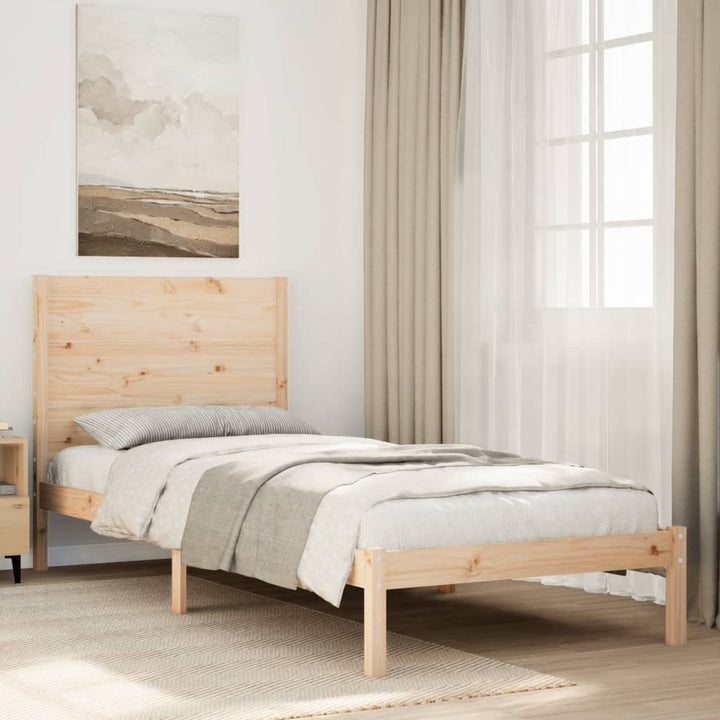 Cadre De Lit Extra Long Sans Matelas Bois Massif