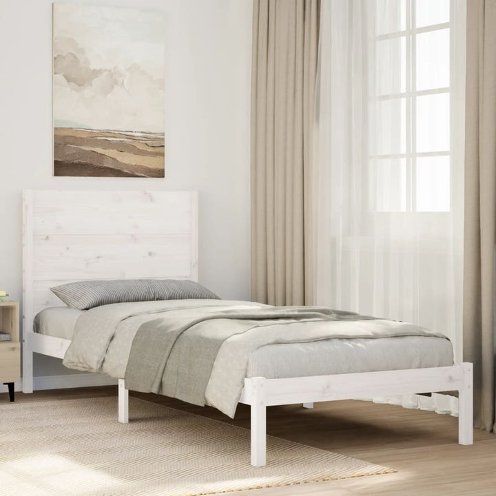 Cadre De Lit Extra Long Sans Matelas Bois Massif
