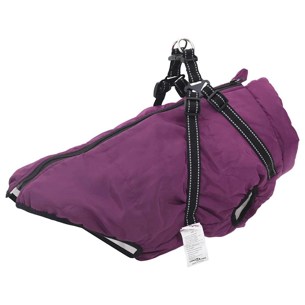 Manteau Pour Chiens Avec Harnais Imperméable Réfléchissant