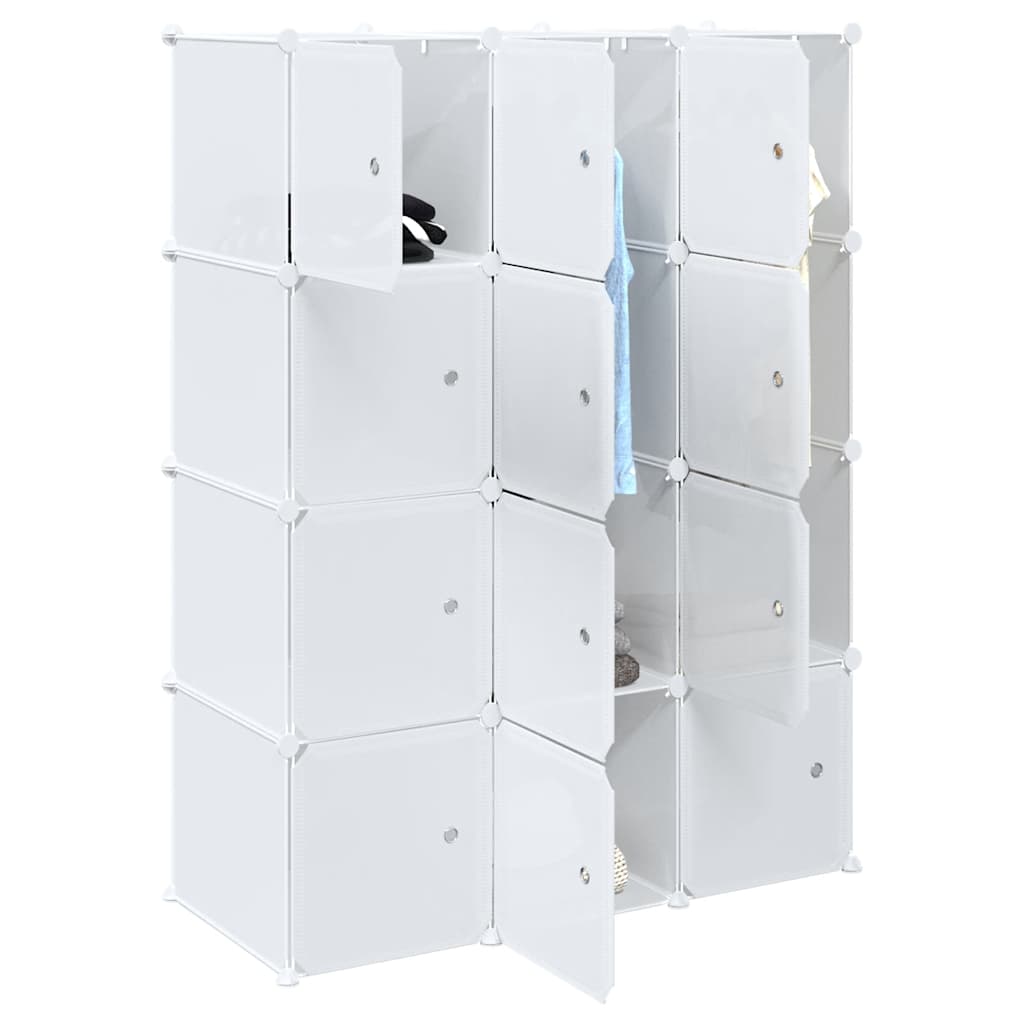 Cubes De Rangement 20 Pcs Avec Tiges De Suspension Pp