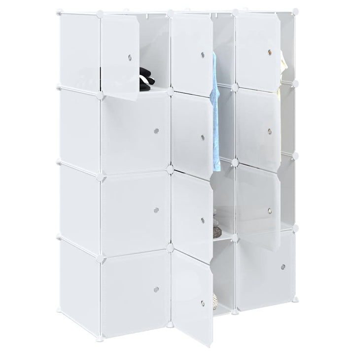 Cubes De Rangement 20 Pcs Avec Tiges De Suspension Pp