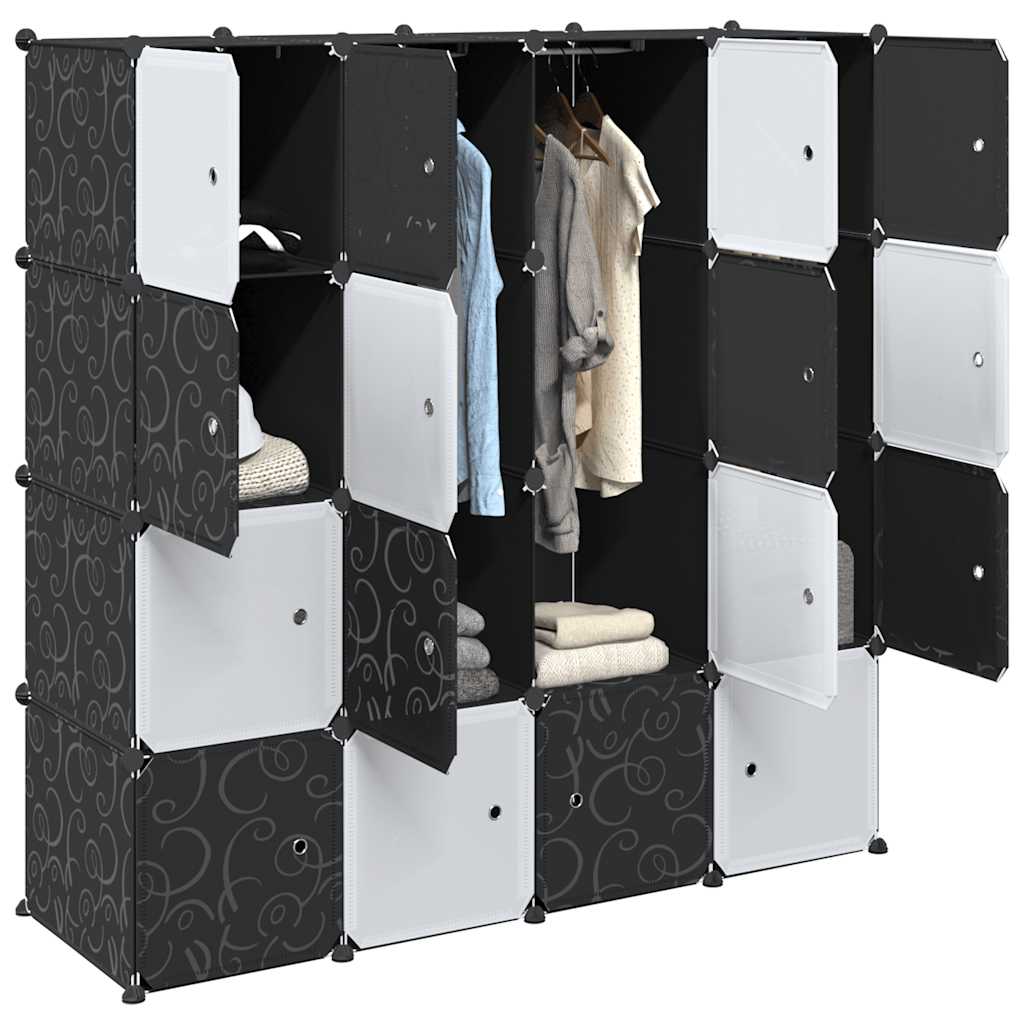 Cubes De Rangement 20 Pcs Avec Tiges De Suspension Pp