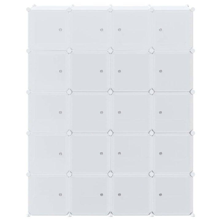 Cubes De Rangement 20 Pcs Avec Tiges De Suspension Pp