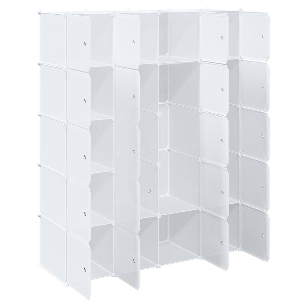 Cubes De Rangement 20 Pcs Avec Tiges De Suspension Pp