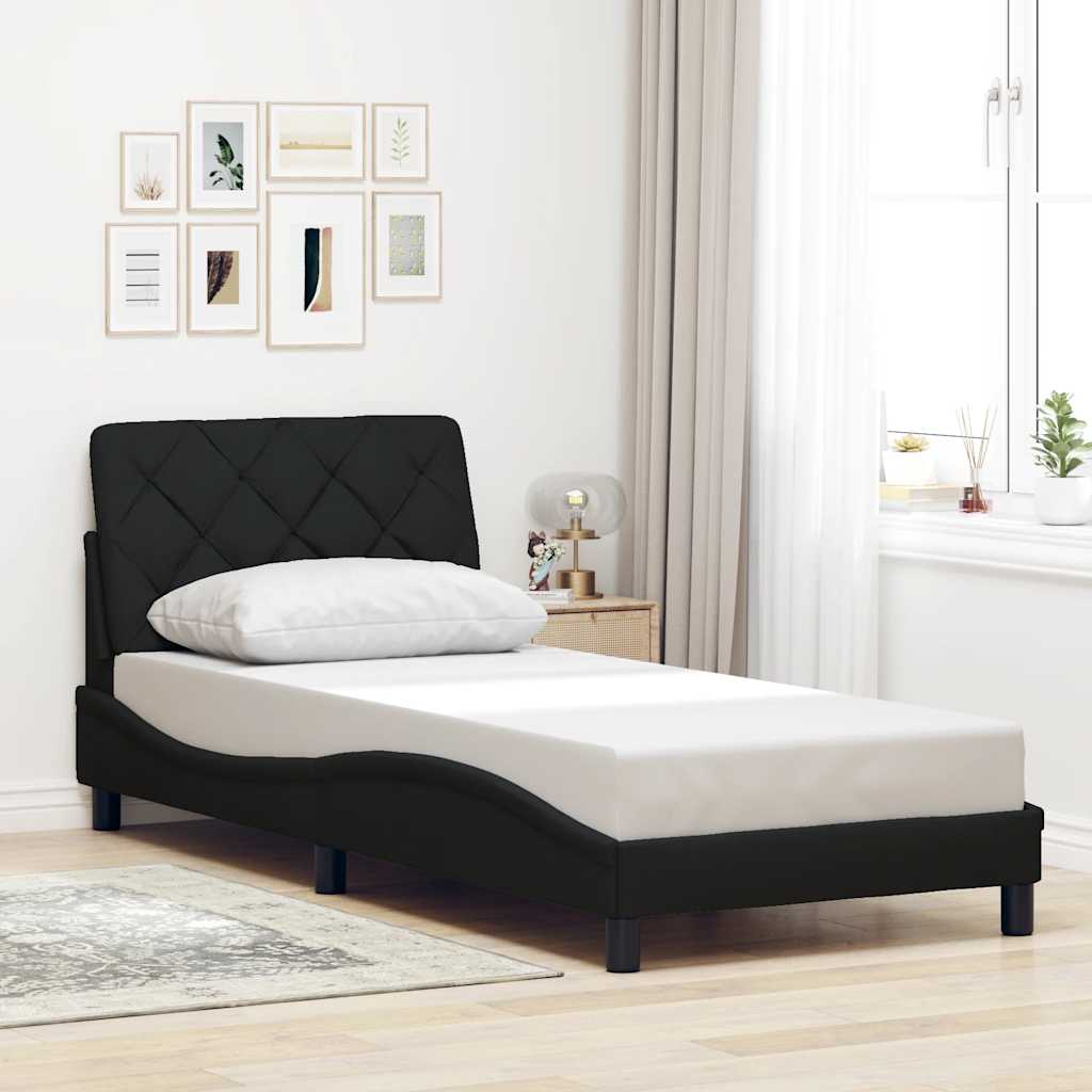 Cadre De Lit Sans Matelas Tissu