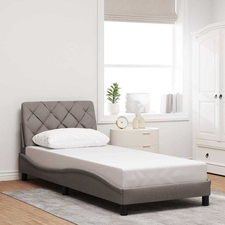 Cadre De Lit Sans Matelas Tissu