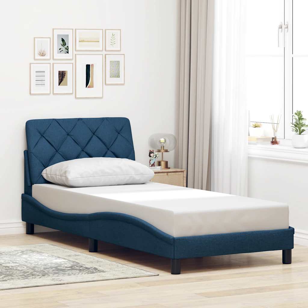 Cadre De Lit Sans Matelas Tissu