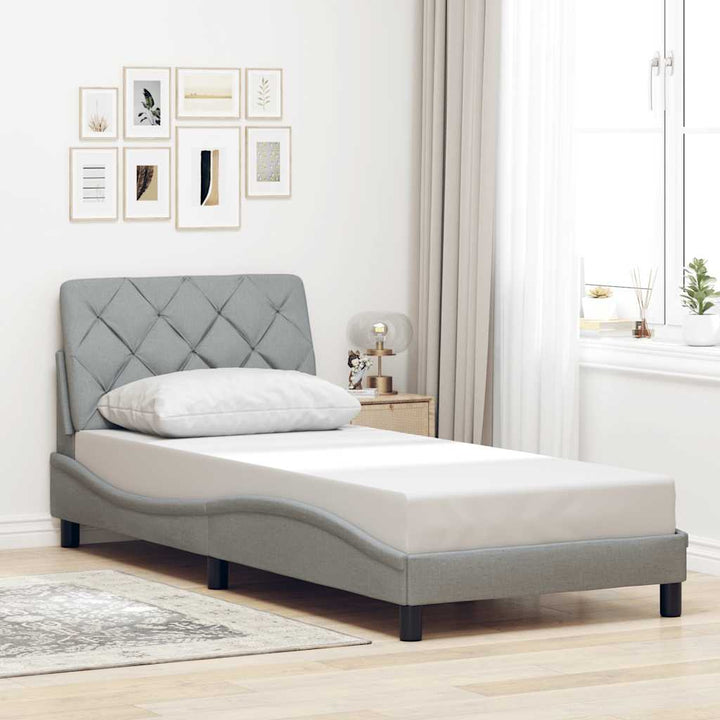 Cadre De Lit Sans Matelas Tissu