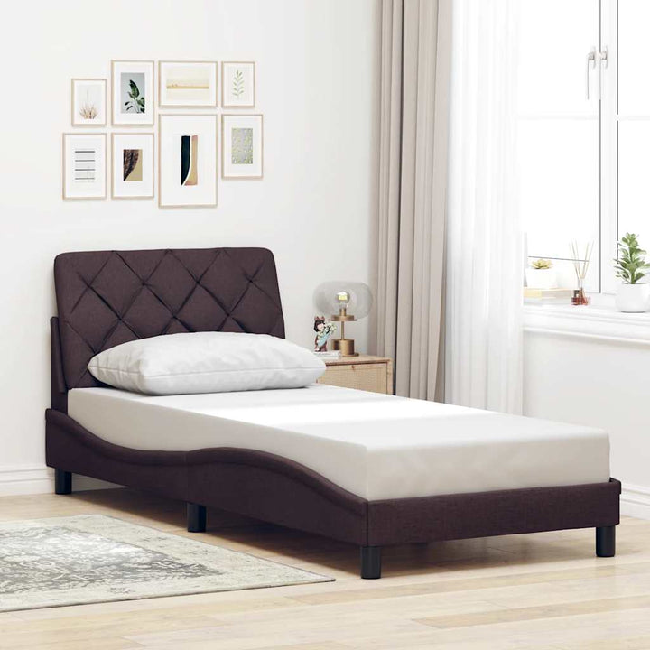 Cadre De Lit Sans Matelas Tissu