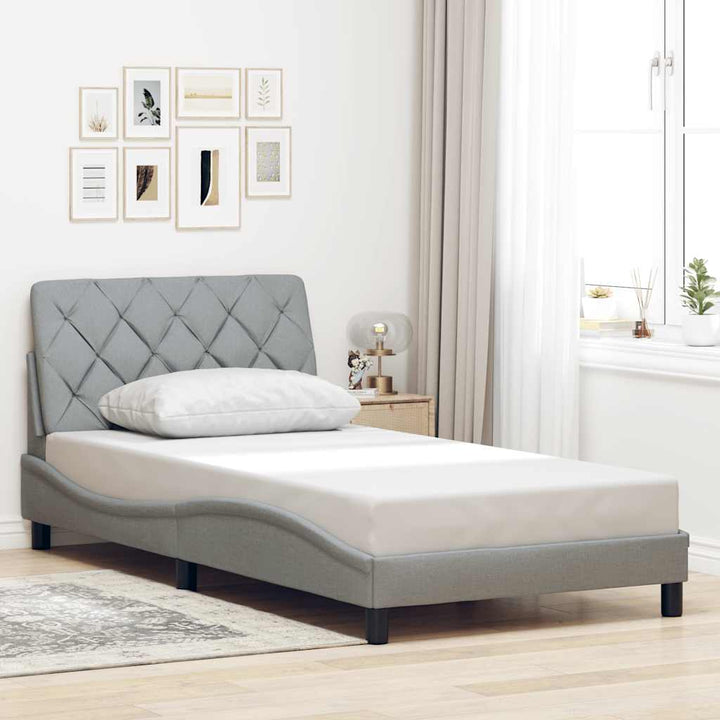 Cadre De Lit Sans Matelas Tissu