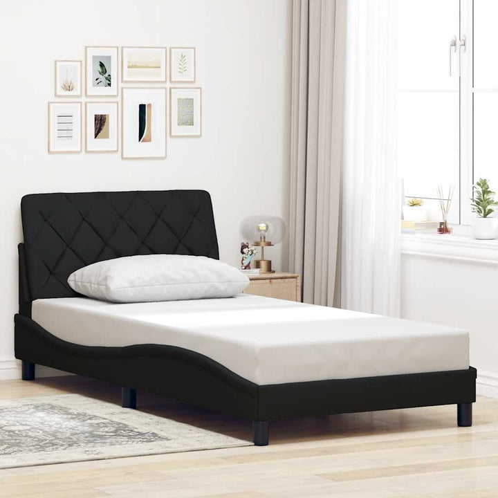 Cadre De Lit Sans Matelas Tissu