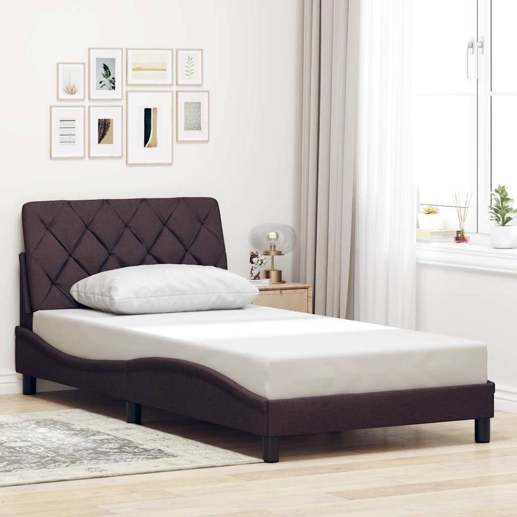 Cadre De Lit Sans Matelas Tissu