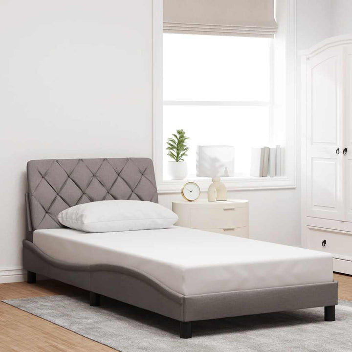 Cadre De Lit Sans Matelas Tissu