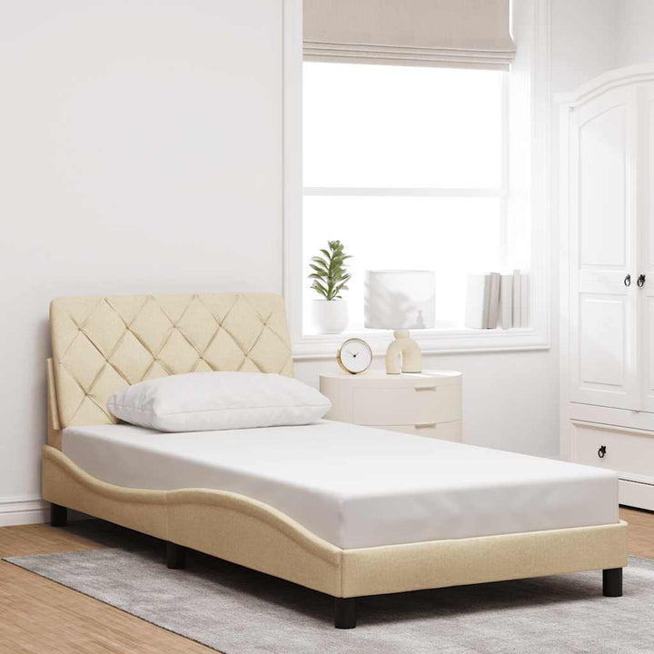 Cadre De Lit Sans Matelas Tissu