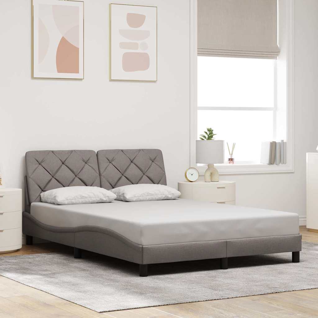 Cadre De Lit Sans Matelas Tissu