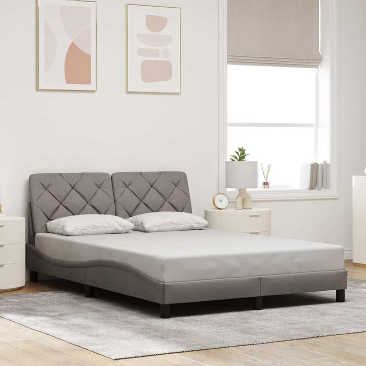 Cadre De Lit Sans Matelas Tissu